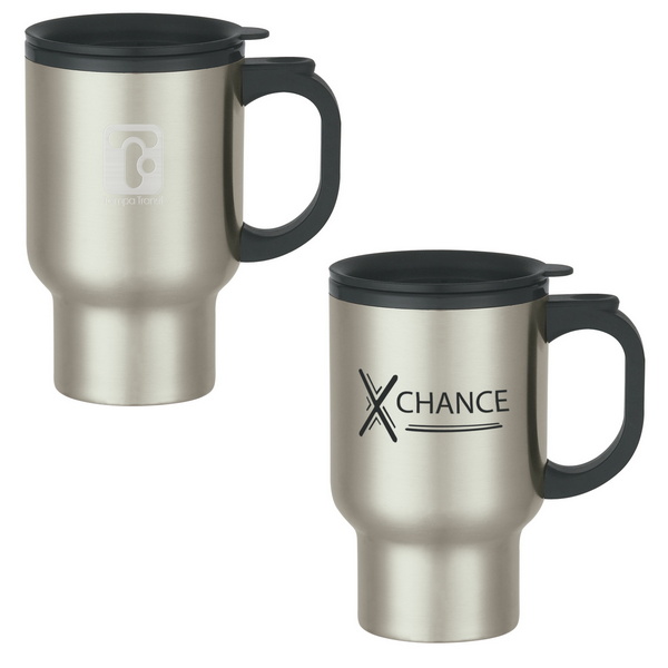 DH5822 16 Oz. Stainless Steel Travel Mug With S...